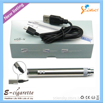 New Design EGO-VV Variable Voltage/3.0 to 6.0V Digital/USB Pass Through Battery